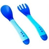 ALEKO SBS04BL Heat-Sensitive Silicone Baby Spoon and Fork for Infants and Toddlers