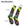 thumbnail image 2 of Yiaed Colorful Sharks Print Great elasticity Adult Stockings Sports socks for Men and Women, 2 of 6