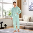 thumbnail image 5 of Polka Dots Adult onesie Pajamas, Crystal Velvet Ultra Soft Warm Jumpsuit for Men and Women, 5 of 7