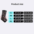 thumbnail image 7 of Tnobhg 1Pc Ankle Support Sleeve Elastic & Breathable Compression Strap for Arthritis Achilles Tendonitis Plantar Fasciitis Joint Pain Ankle Braces, 7 of 7