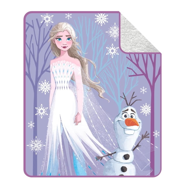 Manta Franco Disney Frozen 2 Soft Plush Sherpa 130 x 150 cm