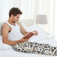 thumbnail image 4 of Uemuo Cute Cats Pattern Men's Wide Leg Palazzo Lounge Pants with Pockets Light Weight Loose Comfy Casual Pajama Pants-Large, 4 of 9