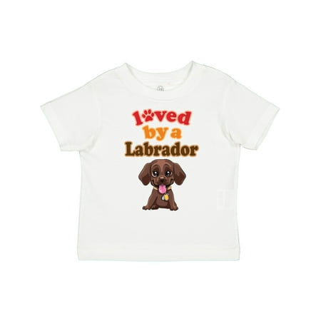 

Inktastic Labrador Chocolate Lab Gift Toddler Boy or Toddler Girl T-Shirt