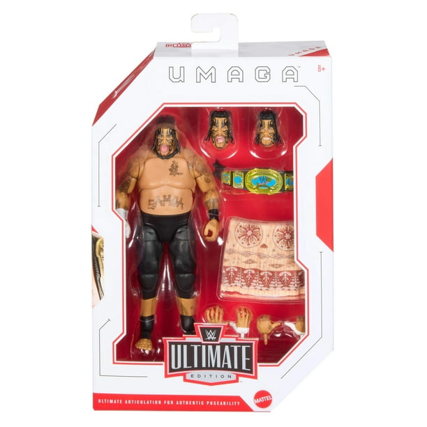 WWE フィギュア　ウマガ　マテル社 WWE, Ultimate Edition Umaga Action Figure, 6-inch, Multicolor
