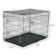 thumbnail image 6 of 42" Pet Kennel Cat Dog Folding Steel Crate Animal Playpen Wire Metal, 6 of 8