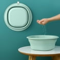 thumbnail image 5 of Fridja Foldable Washbasin Student Washbasin Portable Travel Plastic Compression Basin Folding Water Basin Household Gift, 5 of 9
