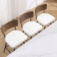 thumbnail image 3 of ANMINY Swivel Bar Stools Set of 4, 29" Seat Height, Upholstered Faux Leather Counter Barstools with Wood Backs and Metal Legs, Counter Height Bar Stool for Kitchen Island, 3 of 9