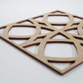 thumbnail image 5 of Ekena Millwork 11 3/8"W x 11 3/8"H x 1/4"T Small Fleetwood Decorative Fretwork Wood Wall Panels, Hickory, 5 of 18