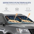 thumbnail image 4 of Saiise Ciel Étoilé Ours Blanc pour Voiture Pliable Pare-Soleil (Lot de 2) Offre Protection Solaire avec un Design Pliable Facile pour Pare-Brise Pratique-Moyen, 4 of 6