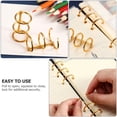 thumbnail image 5 of WHAMVOX 6pcs Practical Binding Rings Loose Leaf Binding Ring DIY Notebook Coils, 5 of 8