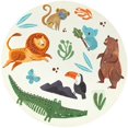thumbnail image 1 of 02-60 cm Decor Rugs Washable Area Rugs Round Fluffy Large Protective Pads Children's Rugs for Living Room Bedroom Children's Play Mat Baby Nursery Rug, 1 of 3