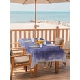 thumbnail image 2 of Outdoor Tablecloth with Umbrella Hole for Patio/Picnic/Party/Camping, Purple Gray Ombre Waterproof Table Cloth Rectangle Table Cover Washable, Modern Abstract Art Gradient (52"x 70"), 2 of 9