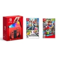 thumbnail image 1 of Consola Nintendo Switch OLED 64Gb Mario Red Edition Nintendo + juegos fisicos Super Smash Bros Ultimate Super Mario Odyssey, 1 of 2