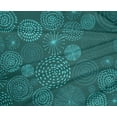 thumbnail image 5 of oneOone Polyester Spandex Teal Green Fabric Abstracts Sewing Material Print Fabric By The Yard 56 Inch Wide, 5 of 5
