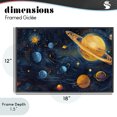 thumbnail image 4 of Stupell Industries Eclectic Two Suns Galaxy Scene Black Framed Giclee Art, 18 x 12, by Creative Studio, 4 of 8