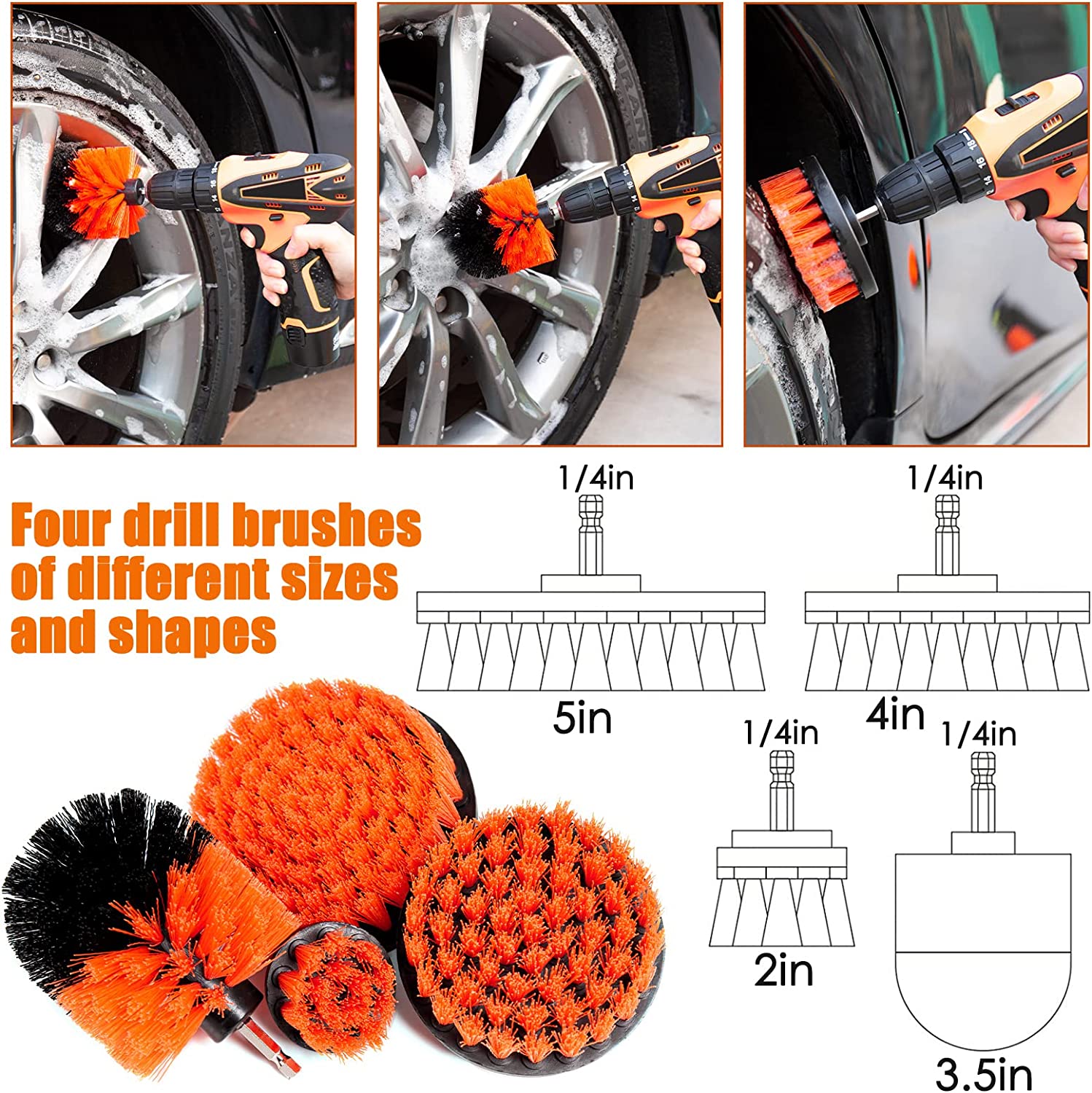 MateAuto Car Detailing Brush Set 20-Piece photo 3
