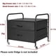 thumbnail image 2 of EazeHome - Mini soporte para nevera con almacenamiento, mini soporte para nevera, 2 cajones, organizador para mini nevera, mesa de nevera, mini mesa, 2 of 9