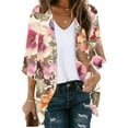 thumbnail image 5 of Hvyesh Chiffon Cardigan for Women Open Front Kimono Cardigan Lightweight Summer Cardigans Loose Casual Floral Print Cover Ups, 5 of 5