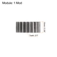 thumbnail image 2 of Unique Bargains Straight Spur Gear 12mm Inner Aperture 21T 1 Module 45# Steel Motor Gear, 2Pack, 2 of 5