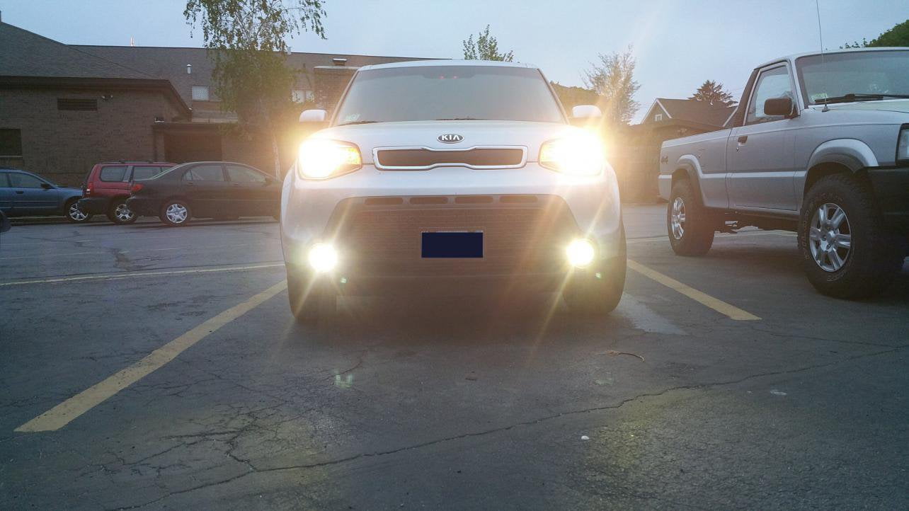 20142018 Kia Soul Halo Angel Eye Fog Lamps Lights Kit