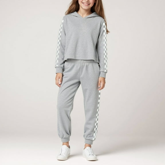 Teen Outfits for Girls 13-14 Girls Clothes 2 Piece Fashion Fall Outfits Oversize Pullover Sweatshirt and Sweatpant Sweatsuit Sets with Pockets