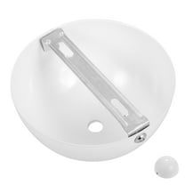 Vintage White Ceiling Plate for Pendant Light Fixtures with Durable Iron Material for Lighting