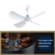 thumbnail image 5 of Ventilador de techo Kearding 6 hojas silencioso USB enfriador de plástico bajo ruido, 5 of 6