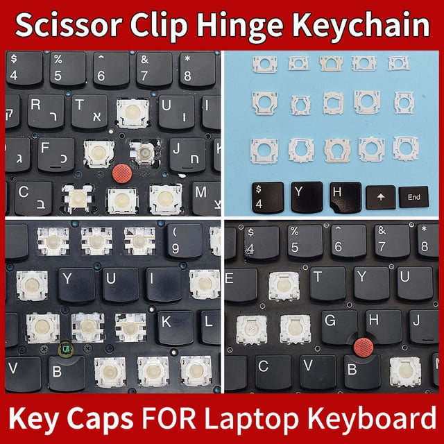 Replacement Keycap Key cap &Scissor Clip&Hinge For Thinkpad Lenovo X1 yoga X1 Carbon 4th 2013 2014 2015 2016 2017 2018 Keyboard 2 Hinge