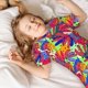 thumbnail image 5 of Balery Colorful Bananas Conjunto de Pijama Infantil de Manga Corta con Estampado – Ropa de Dormir de Algodón Suave-Small, 5 of 6