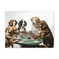 thumbnail image 2 of Dogs Playing Poker Funny Game Playing Card Canvas Wall Art for Home Decor Ready-to-Hang, 2 of 18
