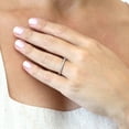 thumbnail image 4 of BERRICLE Sterling Silver Wedding Rings Round Cut Cubic Zirconia CZ Eternity Ring for Women, Rhodium Plated Size 4.5, 4 of 13