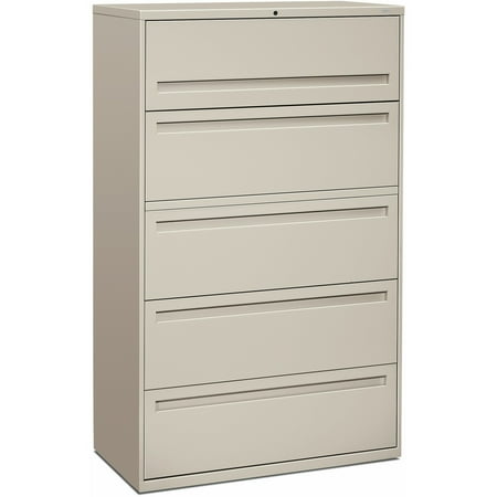 UPC: 0089192862047 | HON 5 Drawers Lateral Lockable Filing Cabinet  Gray