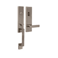 thumbnail image 2 of Weslock 02870-N3NSL2D Leighton Modern Square Thumb-Press Single Cylinder Keyed Entry Door, 2 of 6