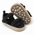 thumbnail image 2 of NOKIO Baby Girl First Walking Shoes Summer Toddler Flat Sandals, Ruffles Design Water-Friendly Lightweight Breathable Comfortable Non-Slip Pool Beach Footwear, 2 of 9