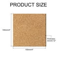 thumbnail image 2 of 12 Pack Cork Trivet, 4"x4"x3" Squares Cork Mats Coaster Heat Resistant Cork Coasters, 2 of 6