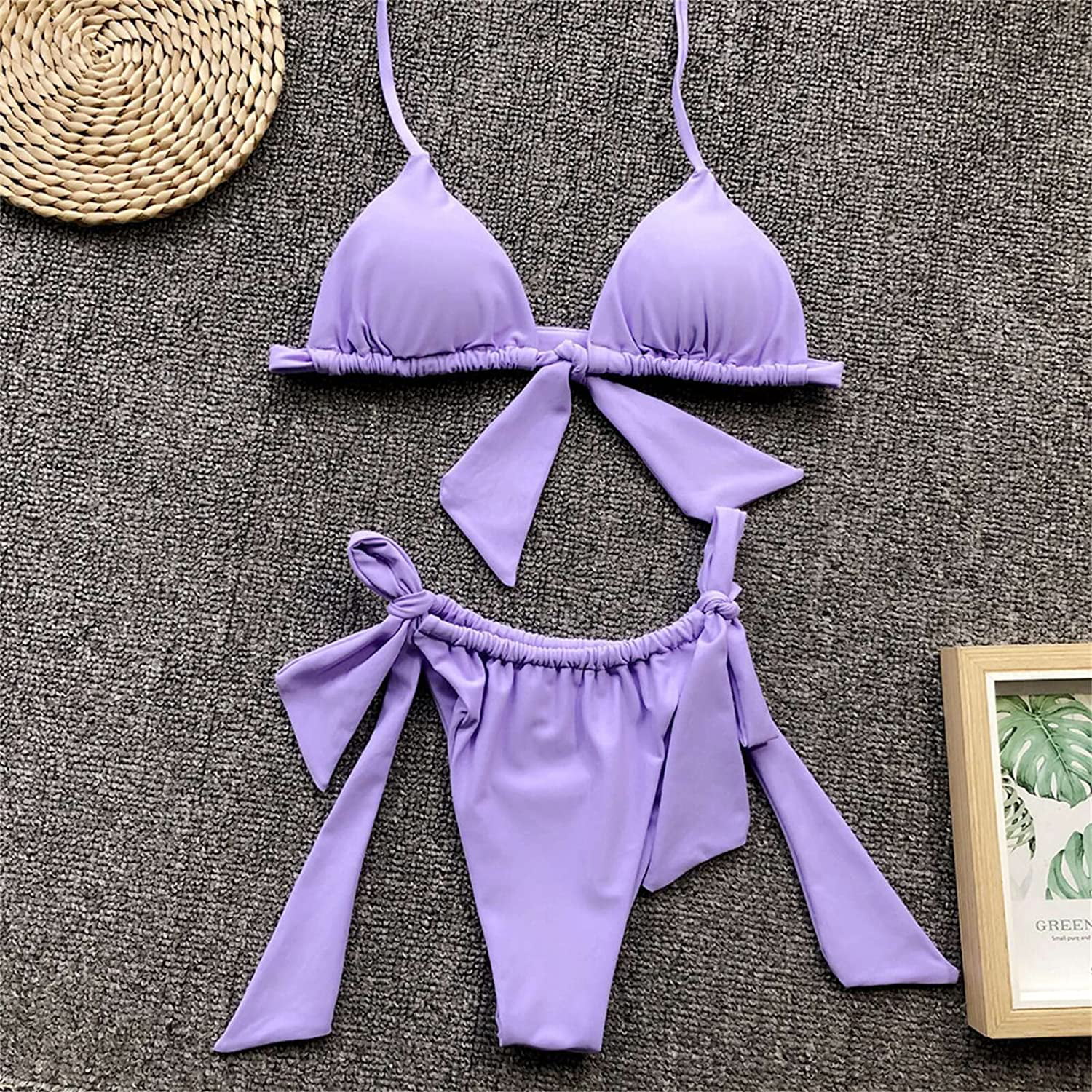 Sexy Brazilian Swimwear for Women, Purple Bikini Set, Two Piece Swimsuit  for Women, Hippie Bikini, Boho Bathing Suit, Sexy Bikini Bottom -   Canada