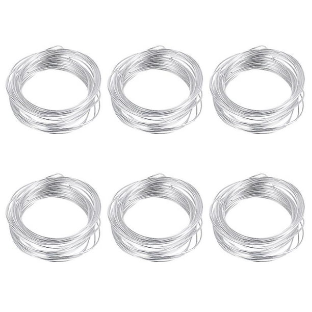 6 rollos de alambre de aluminio flexible