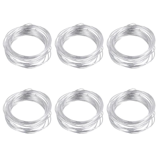 6 rollos de alambre de aluminio flexible