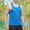 Blue, variant on Men's Tank Tops Qiggri Man Solid-Color Casual Mesh Sports Loose I-Shaped Round-Neck Tank Top Mens Workout Tank Tops