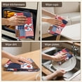 thumbnail image 5 of 2 Pcs Pioneer Flower Floral Print Pattern Kitchen Towels, Funny Microfiber Dish Towel Set, 18" X 26" Tea Towels, 5 of 6