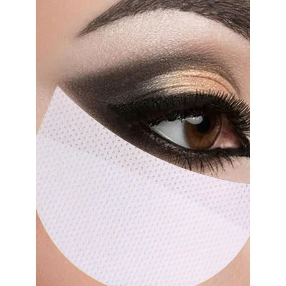 30pcs Eye Makeup Stencils Disposable Eyeshadow Stencil Non-Woven Isolation Sticker Eyelash Removal Aid Eyeshadow Stencil