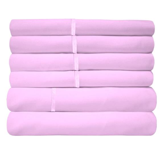 6 Piece Premium Bamboo Sheet Set, Deep Pockets, 45 Colors, 2200 Count, Sily Soft, by Lexington Elegance