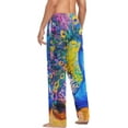 thumbnail image 6 of FREEAMG Racoons Family Pattern Men's Pajama Pants Sleepwear Lounge Pajama Bottoms, 6 of 7