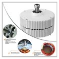 thumbnail image 2 of Low Speed 1000W 12V 24V 48V Gearless Permanent Magnet DIY Wind Turbine Generator Alternator Motor ,Widely Use, 2 of 3