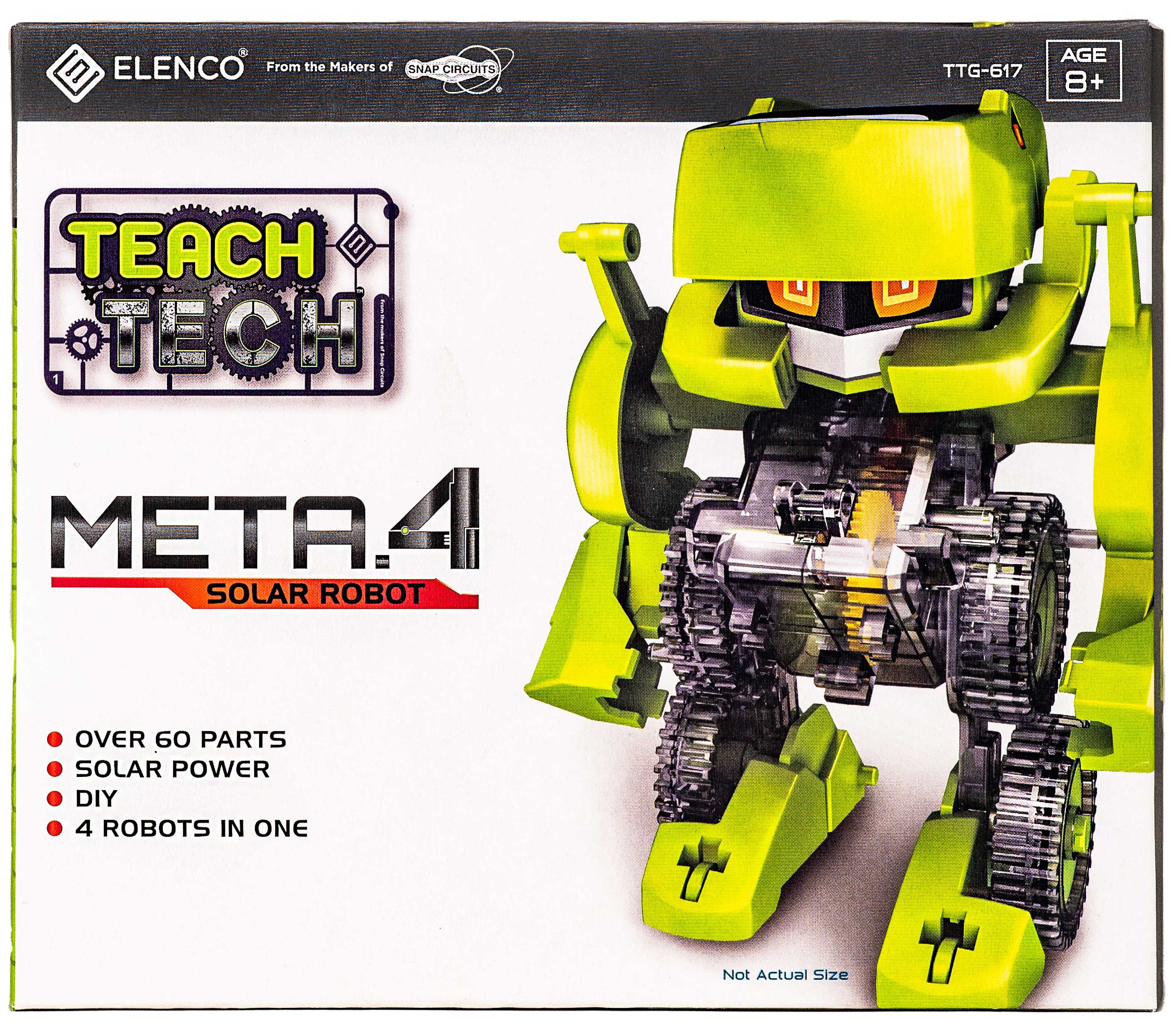 Teach Tech™ Meta.4 Solar Robot | 4-in-1 Robot Kit | STEM Educational Toy for Kids 8+ - image 7 of 9