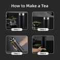thumbnail image 4 of (Pink)Tea Infuser Bottle - Coffee Thermos - Smart Sports Water Bottle with LED Temperature Display - Travel Tea Cup with Stainless Steel Filter, 4 of 5