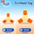 thumbnail image 5 of Hartz Chew 'n Clean Small Tri-Point Small Dog Chew Toy, Chicken Flavored for Moderate Chewers, 2 Pack, 5 of 8