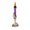 Purple, variant on Halloween Skeleton Hand Candle Holder with Skull Base, Gothic Decor, LED Flame Light, Spooky Table Centerpiece