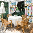 thumbnail image 3 of Dwarf Sunflower Outdoor Curtains for Patio, Welcome Summer Waterproof Outside Curtains Privacy Blackout Curtain for Porch Pergola Cabana, 1 Panel 54W x 95L Inch, 3 of 9