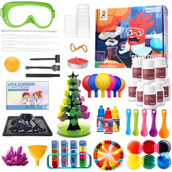 Aijohnny Chemistry Experiment Science Kit, Educational Learning Scientific Toys for KIds, Birthday Gifts for 3-5 5-8 8-12 Year Old